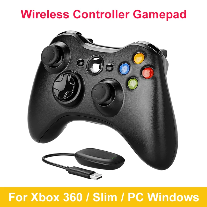 Controller Wireless Gamepad Per Console Xbox 360 Joystick Per Controller Di Gioco 2.4G Per Xbox 360 Slim Per Pc Windows 7 8 10 Joypad