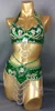 Beaded Sequins Belly Dancing Suite Belt+Bra Samba Costumes Club USA Bra women event music festival rave outfit