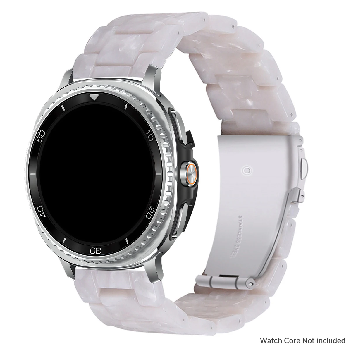 Luxury Transparent Resin Strap - Premium Link Bracelet