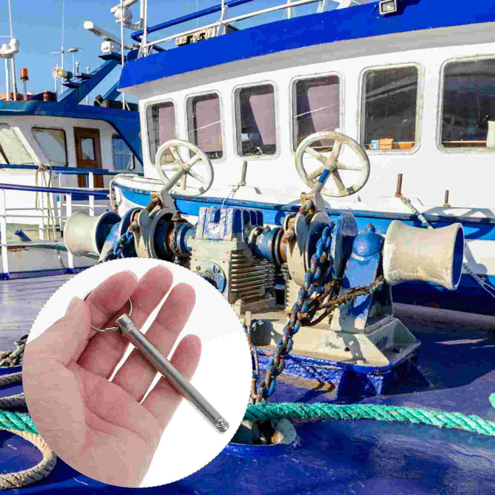 

Быстроразъемный штифт Bimini Marine из нержавеющей стали с кольцом для морского транспорта 4 шт.