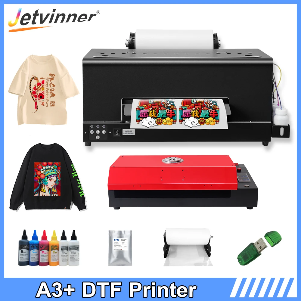 High Quality Stable A3 L1800 Dtf Transfer Printer For  T-Shirts,Hoodie,Fabrics