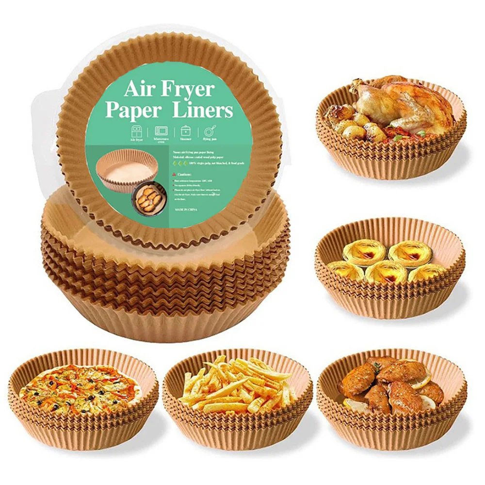 

Air Fryer Disposable Paper Liner Non-Stick Air Fryer Parchment Paper Liners Baking Paper Filters For AirFryer Micro-wave