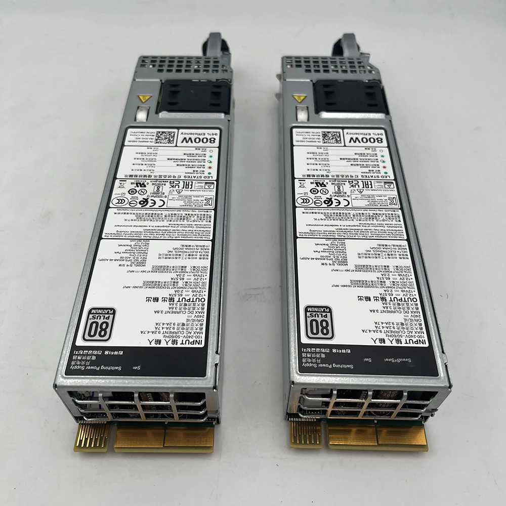800W For DELL D800E-S0 DPS-800AB-46 A MGPPC C8T2P Server Power R450 R750 R650 R750XS, Perfect Test Before Delivery 2 800W For DELL D800E S0 DPS 800AB 46 A MGPPC C8T2P Server Power R450 R750 R650