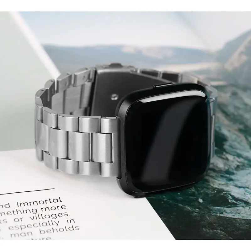

Stainless Steel Wristband Metal Strap For Fitbit Versa for Smart Watch Bracelet