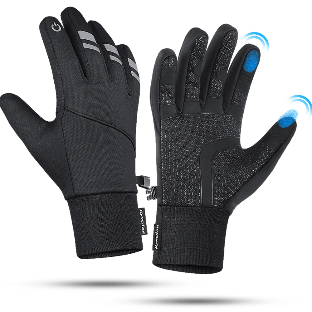 

Cold Winter Gloves Men Gloves Touch Screen Waterproof Windproof Sports Gloves Warm Thermal Fleece Running Ski Cycling Gloves