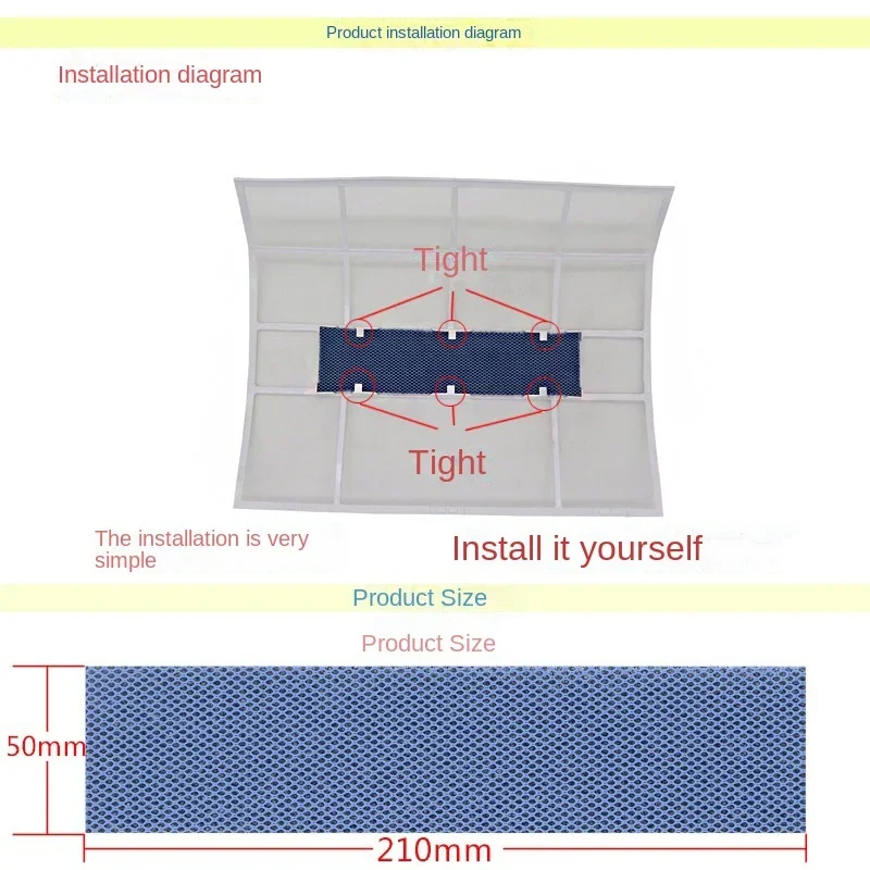 Air Conditioning Purification Air Filter Element Filter Cotton