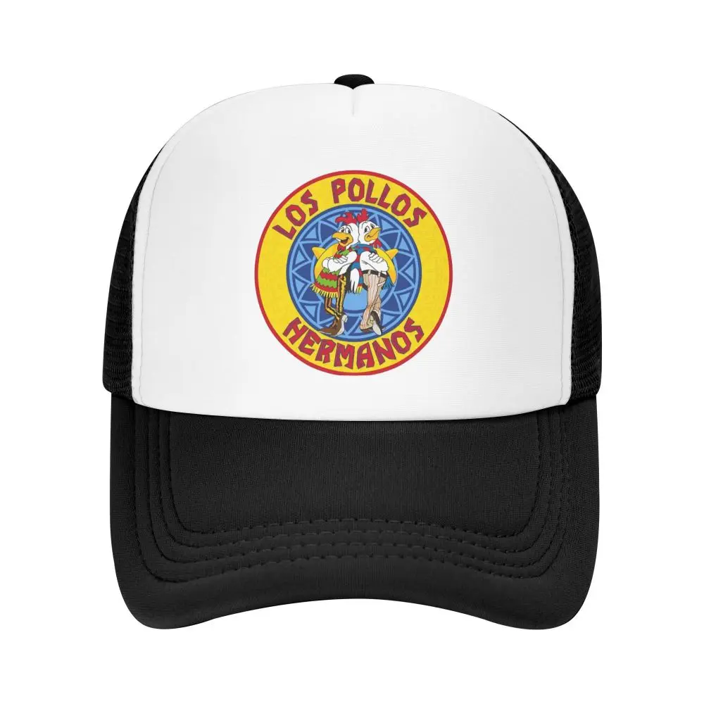 Los pollos hermanos Huhn Trucker Hut Männer Hip-Hop brechen schlechten Hut Sonnen kappen Papa Hut Hysterese kappen Mesh Baseball mützen Sommer – Detail 2