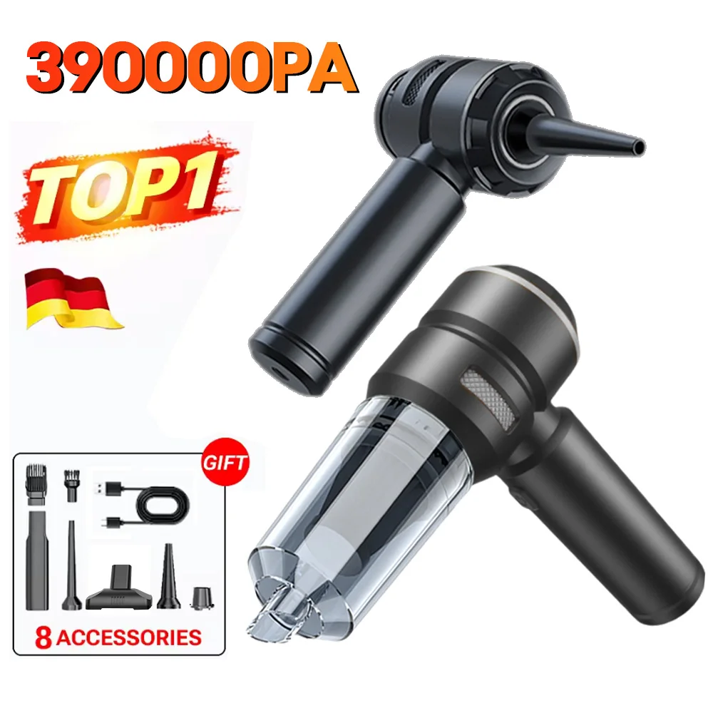 Portable HandHeld Strong Suction Vacuum Cleaner Machine for Wireless Powerful Cleaner Robot Cars Accessories Car Vacuum