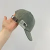 Adjustable Strap Kids Baby Hat Suede Multipurpose Leather Label Casual Baseball Hat Children's Hats Caps 2