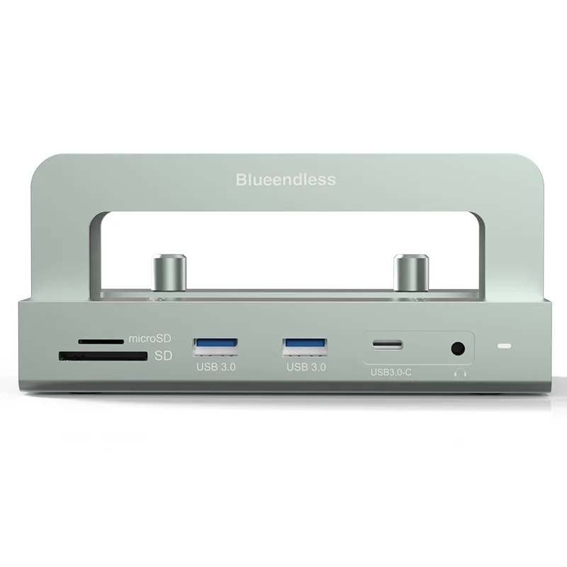 Multifuncional Usb Hub Docking Station Adaptador com Compatível Hdmi Usb 3.0 2.0 Rj45 sd Slot para Leitor de Cartão tf Áudio de 35 mm 11 em 1 - Imagem 5