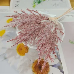 Pink Hybrid Flower Cherry Stamen Berries Bundle for DIY Decor - Perfect for Cakes, Christmas, Weddings, Gifts, and Wreaths (6pc length 15cm)