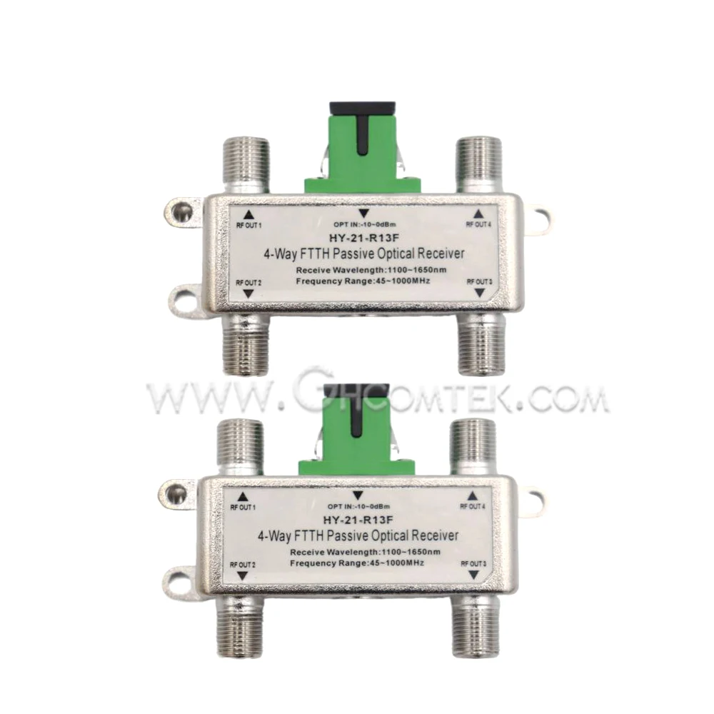 Рисунок 2 - Пассивный четырехсторонний оптический приемник CATV