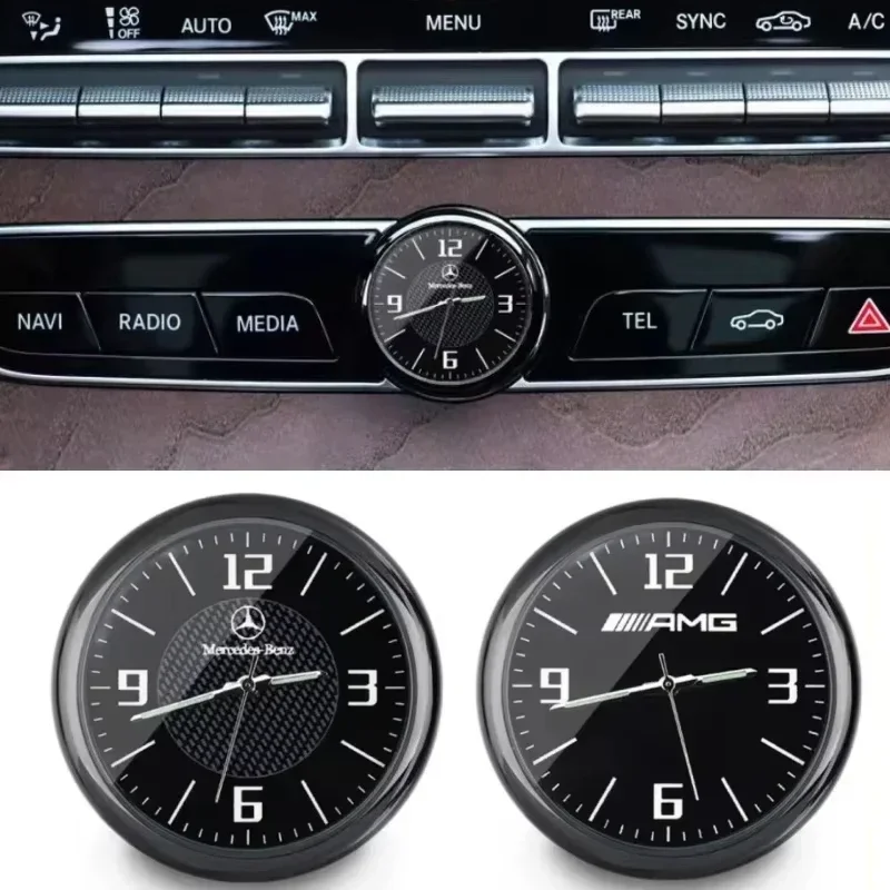 Horloge numérique de voiture, pour Mercedes Benz AMG GLE GLC GLS GLK GLA CLS CLA W211 W212 W210 W203 W204 W205 W176 E260 E200 A B C classe E