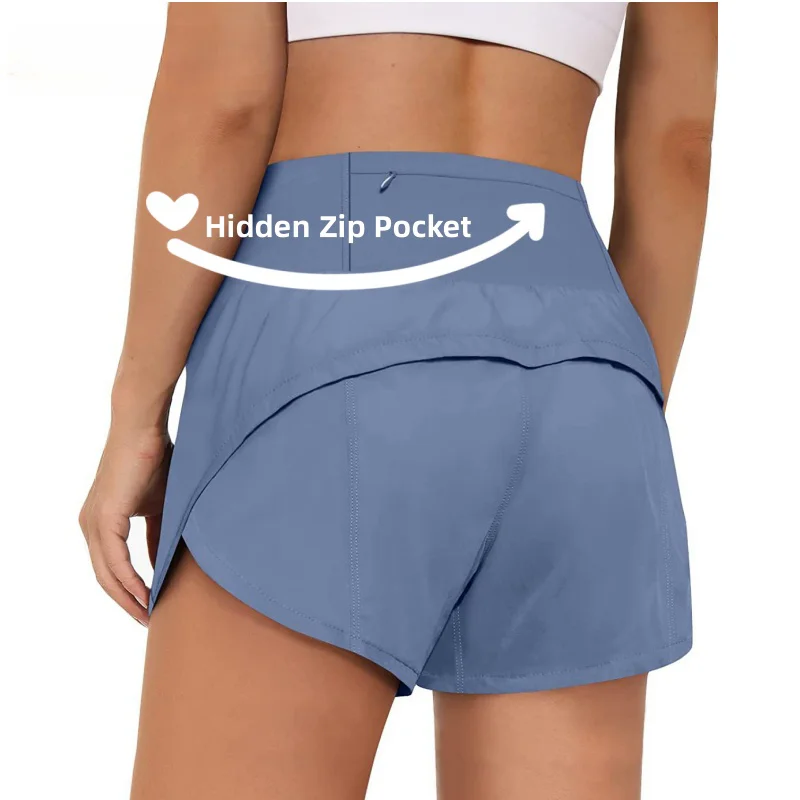 Sports Pants for Women Gym Running Short Pant with Pocket Active Fitness Jogger Sport Tennis Biker Shorts High Waist Workout Trouser