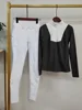 MXLLINA Women Equestrian Clothes Set Horse Riding Long Sleeve T-shirts And Pants Sports Suit Competition Trainning Riding Wear 3