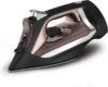 Get stainless steel soleplate steam iron, retractable rope micro steam hole, cotton, wool, linen, 1725 watt portable, ironing 2