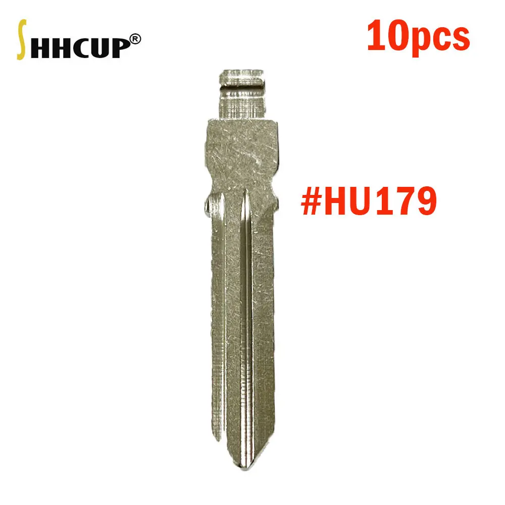 Car Key Blank Remote 10pcs Key Blade HU179 Uncut Flip Blank Car Key Blade for Renault Megane Espace Laguna Duster Logan Dacia Sandero Fluence Kango