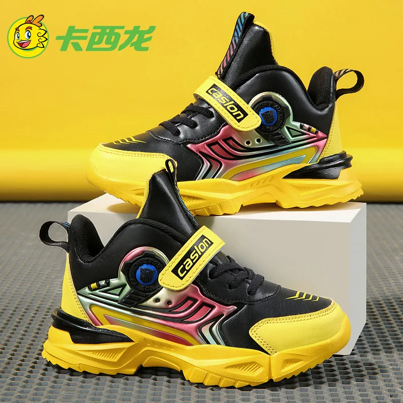 Детские кроссовки snsneaker Casy Longca Warrior 2021 осенне-зимние детские из кожи для бега