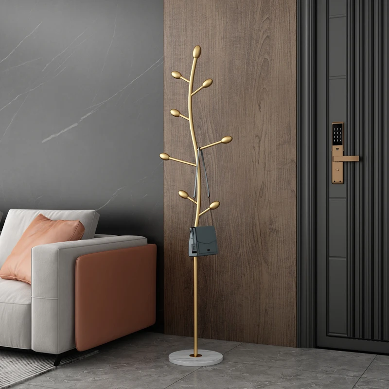 

Hook Standing Coat Rack Multifunctional Hanging Standing Coat Rack Portable Charriot Mueble Ropa House Entrance Furniture