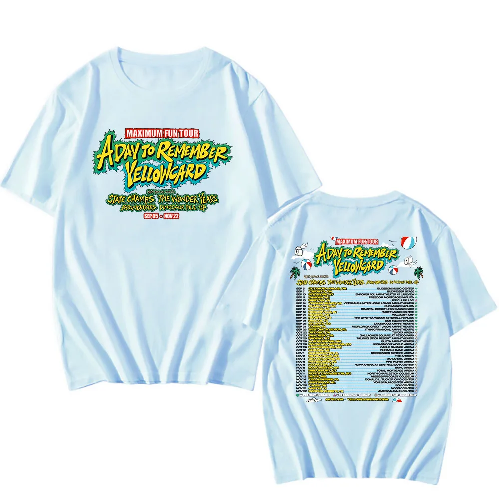 A Day To Remember & Yellowcard Launch Maximum Fun Tour 2025 T-shirt ...