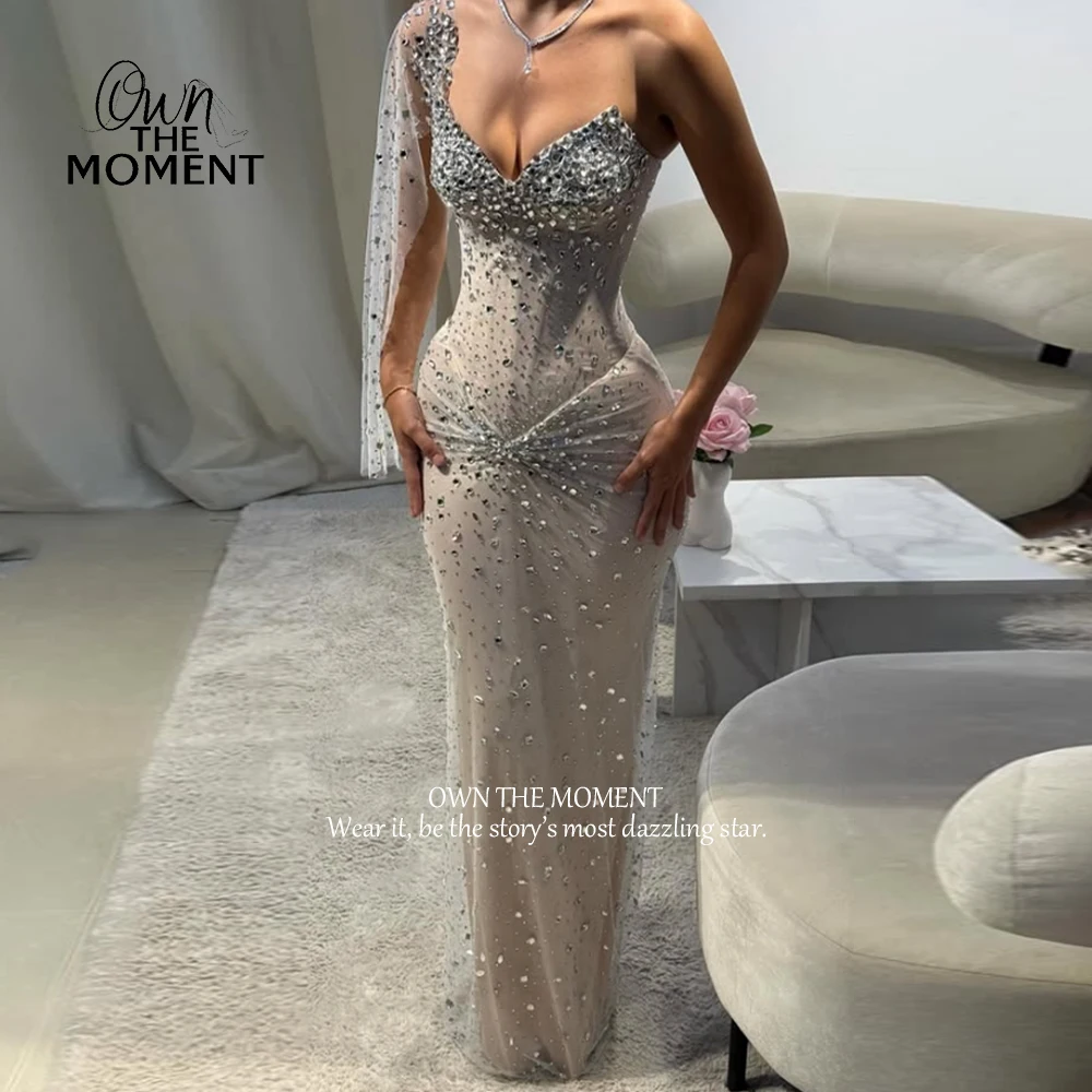 فستان OTM أنيق مخصص بطول الأرض من vestidos de fies...