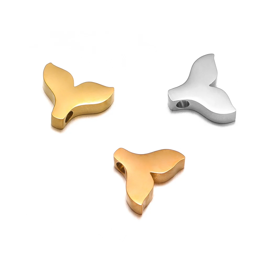 

Semitree 5pcs 12mm Stainless Steel Mermaid Tail Charms for DIY Jewelry Making Necklace Findings Bracelet Beads Accessories