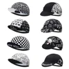 Classic Retro Black White Men's Cycling Caps Breathable Quick Dry MTB Road Bicycle Hats 1