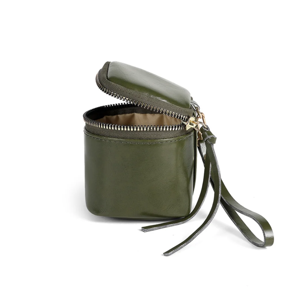 Mode Kleine Quadratische Geldbörse Hohe Qualität PU Leder Lippenstift Lagerung Kosmetik Fall Frauen Kupplung Mini Zipper Brieftasche Handgelenk Tasche – Detail 4
