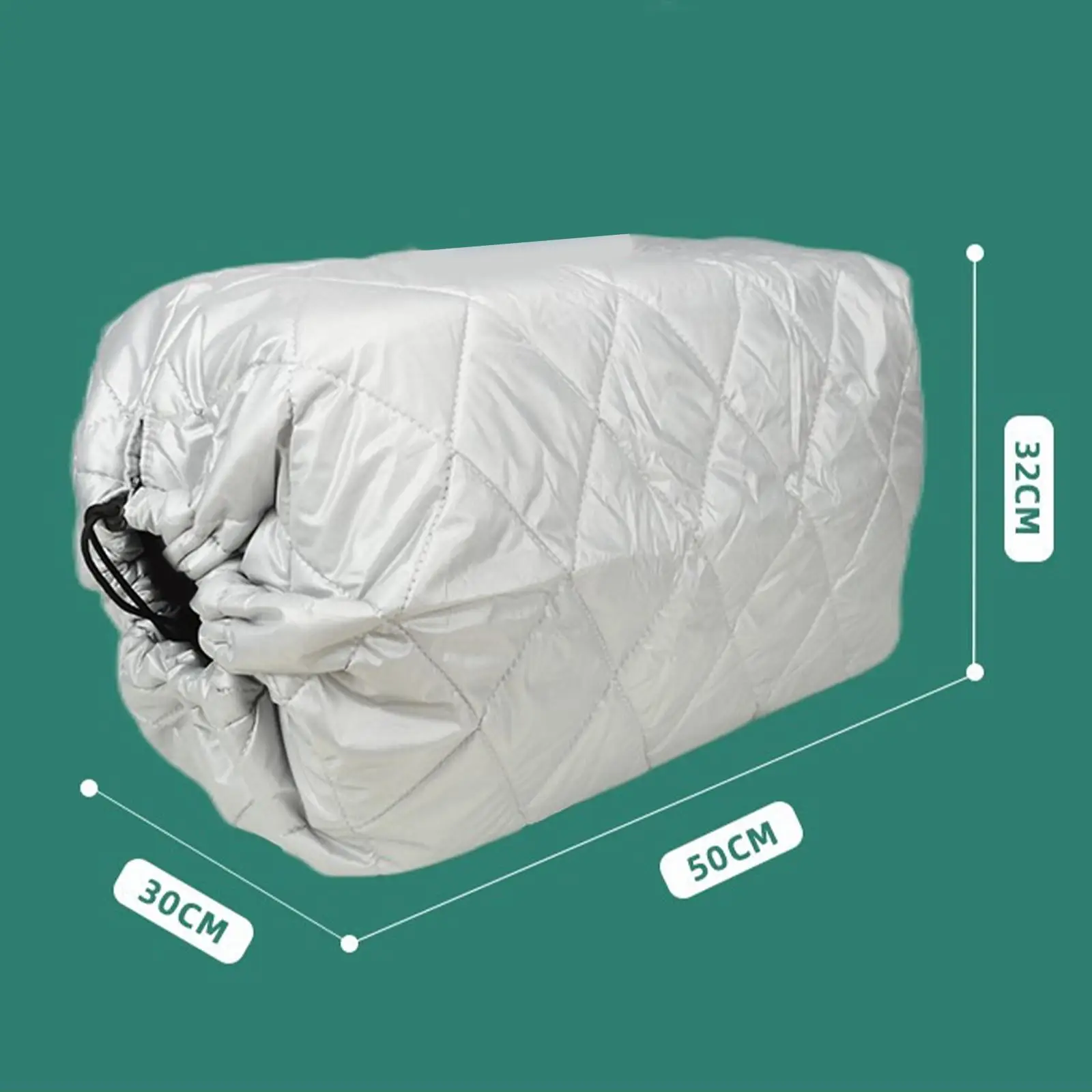 Dog Crate Cover Protection Soft Thickened Nylon Weatherproof Cold Protection Windproof for Camping Outdoor Winter Cold Weather