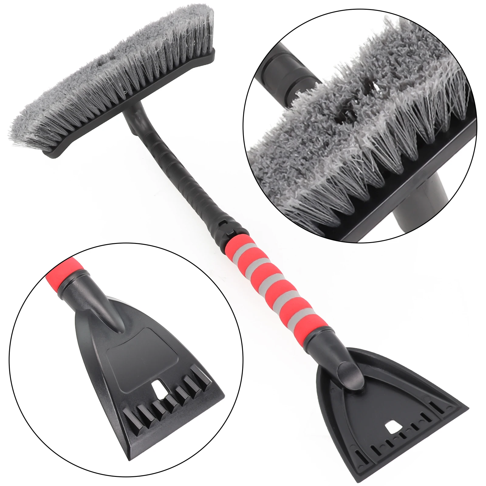 Easy Snow Removal Solution 3 in 1 Extendable Ice Scraper Windscreen Frost  Snow Cleaner Brush for Car Truck SUV - AliExpress