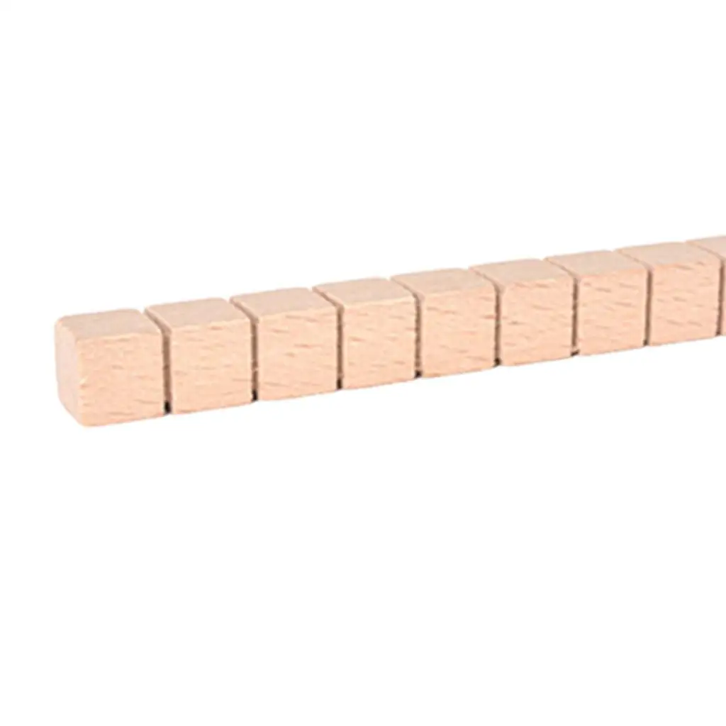 DIY Base Ten Blocks Math Manipulative School Supplies number of blocks Toy