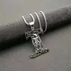 TUPAC DEATHROW Records Chain Hip Hop Necklace For Men Stainless Steel Pendant Jewelry Gift 6