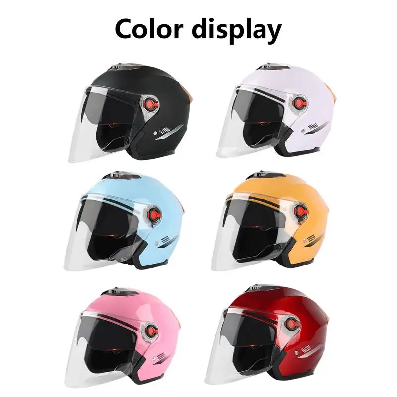 

Motorcycle Helmets Open Face Men Motorcycle Helmet,Woman Electric Motor Car Scooter Bike Open Face Half Helmet,Anti UV Safety