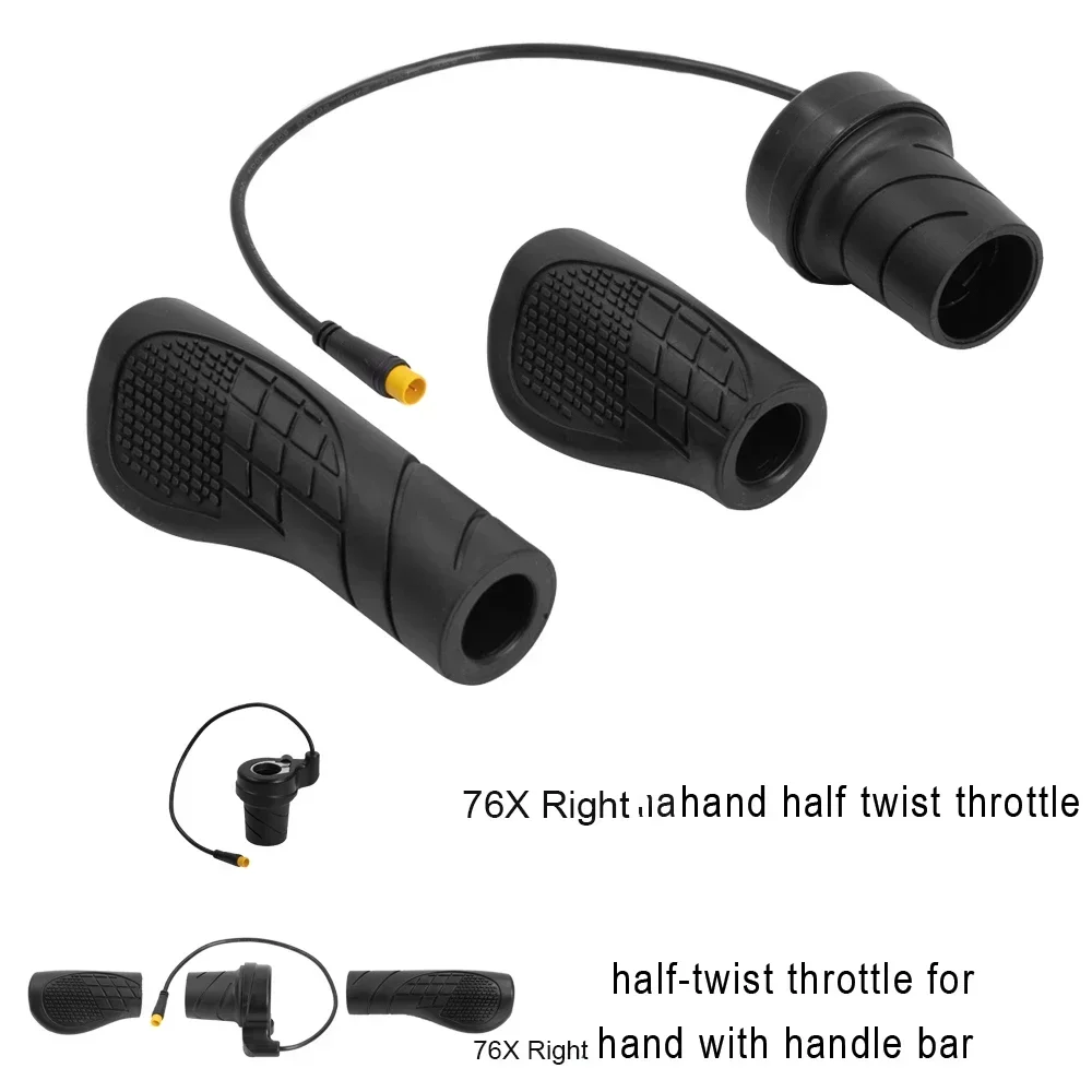 FT76X Half-Lenker-Beschleuniger, wasserdicht/SM-Stecker, links/rechts Griffteile für E-Bike, Half Twist Throttle, Elektroroller, Fahrrad – Detail 16