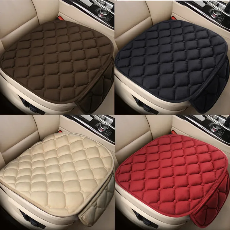 Car Seat Covers Warm Seats Cushion Protector Plush Seat Cover Autumn Winter Universal For Sedan Hatchback SUV Seat Mats