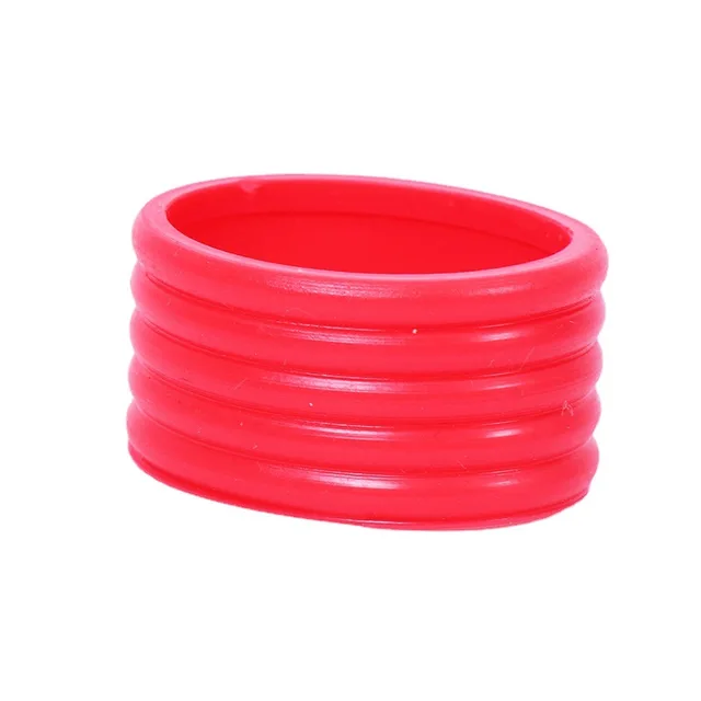 10PCS Silicone Tennis Racquet Grip Rings Racket Bands Non Slip Racket Rubber Bands for Badminton Squash Baseball Bat Handle 4