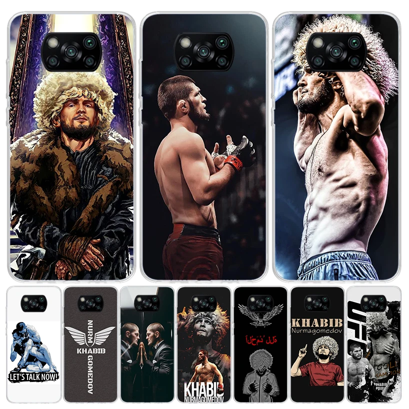 Custodia Per Telefono Khabib Nurmagomedov Per Xiaomi Poco X3 Nfc X5 Pro X4 Gt M5S M3 M4 M2 F3 F2 F1 Mi Note 10 Lite A1 A2 A3 Coque Cover