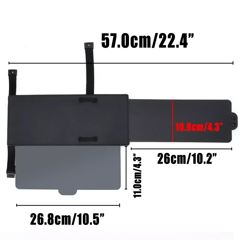 Car Sun Visor Extender Sunshade Extension Board Shield Blocker Front Side Window Shade Anti Glare Accessories