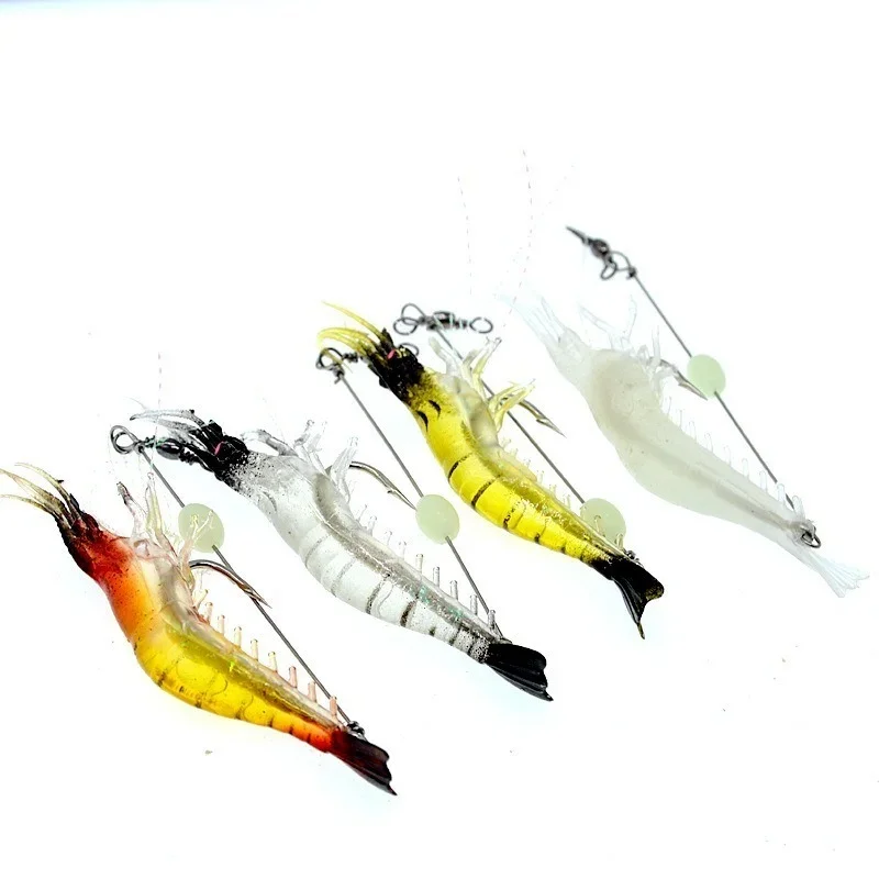 Saltwater Fishing Soft Plastic Molding Lifelike Shrimp Bait Lures with  Connector - China Wholesale Fishing Lures and Soft Plastic Fishing Lure  price