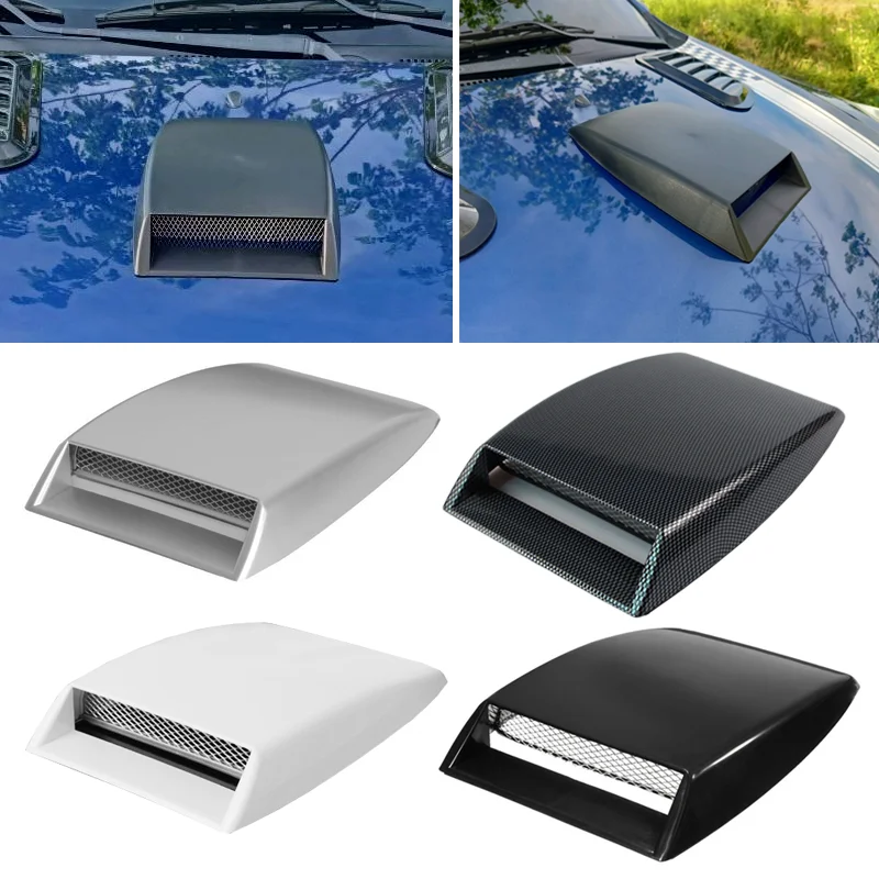 Universal Car Engine Hood Scoop Air Flow Intake Vent Sticker Cover