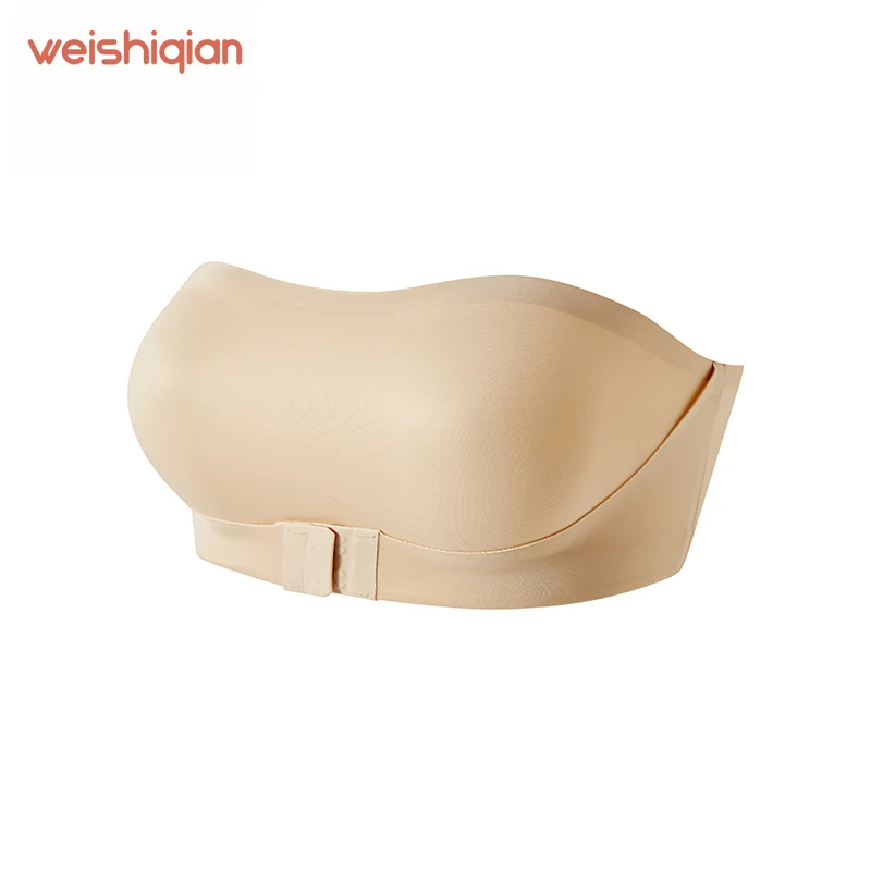 Жіночий бюстгальтер без бретелей 1925. Бюстгальтер із пряжкою спереду. Бездротовий бюстгальтер без бретелей із застібкою спереду для жінок. Нековзкий бюстгальтер із м’якою підкладкою.