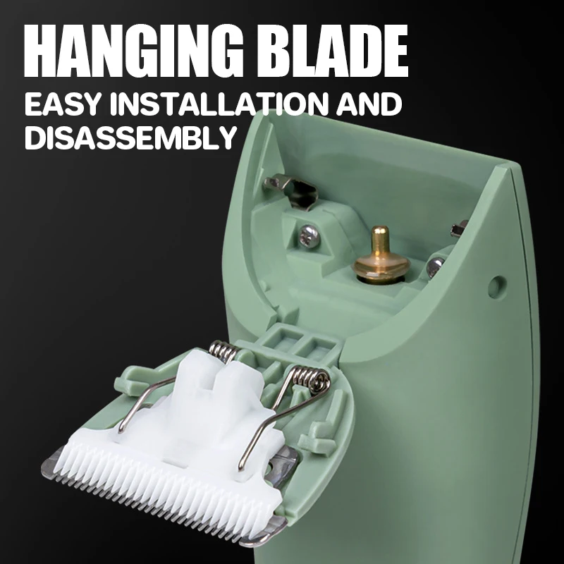 Body Hair Trimmer for Men Balls Waterproof Green Electric Shaver Trimmer Machine for Man Shaving Groin Trimmers Sensitive Areas