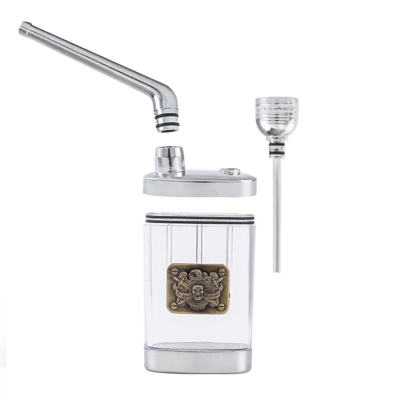Tar Filtration water Smoke Pipe Microfilter Portable Tobacco Pipe Creative Circulation Cigarette filter Smoking Tool