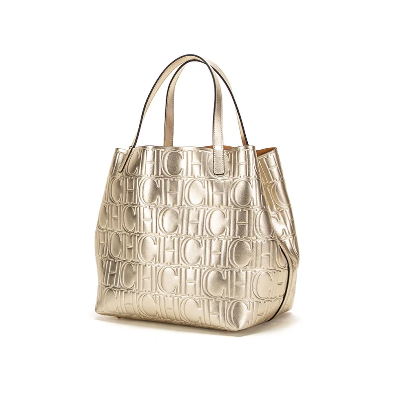 حقيبة يد نسائية أحادية اللون ذات سعة كبيرة، بتصميم...