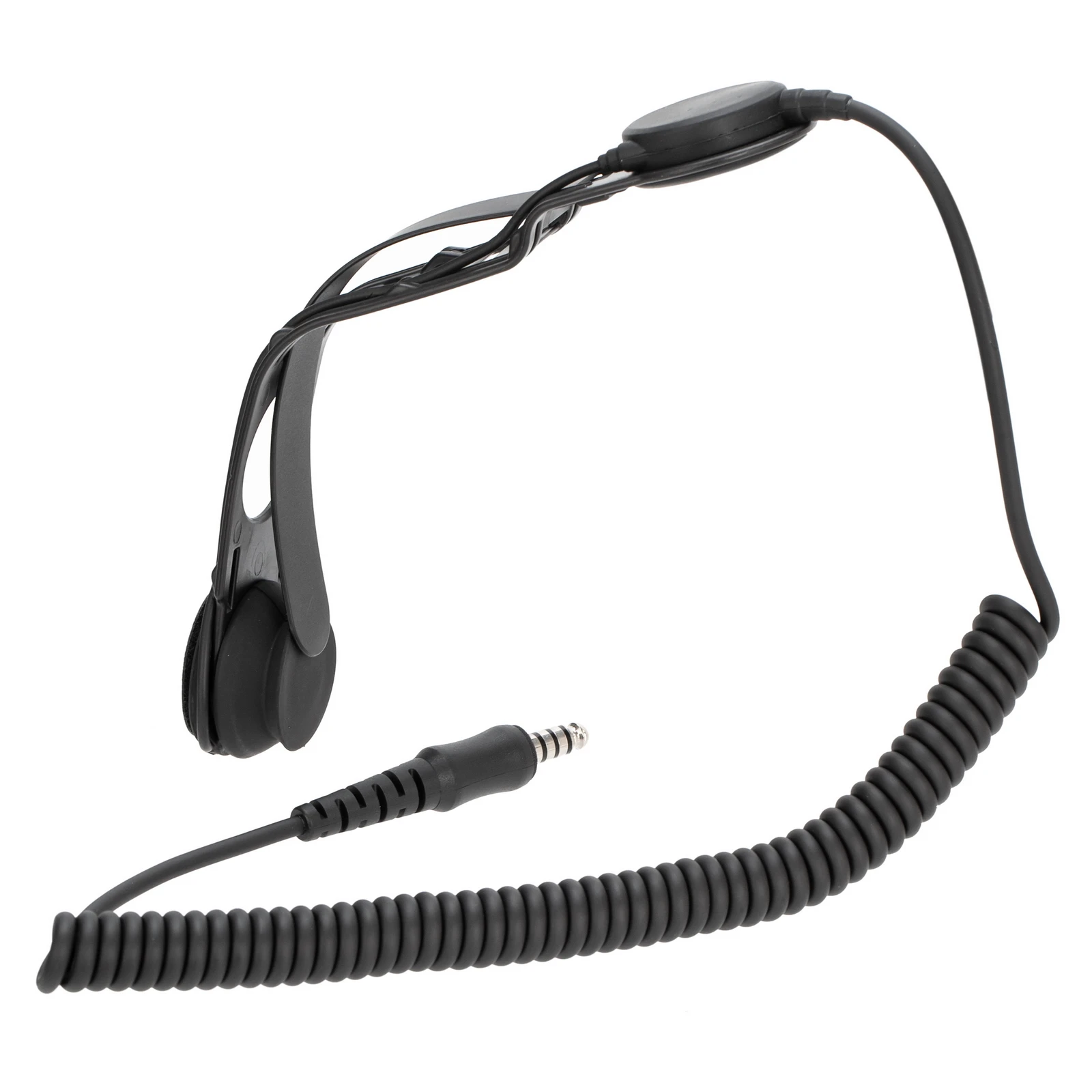 Motorcycle Bike Fighting Helmet Bone Conduction Headset For Two Way Radio Walkie Talkie
