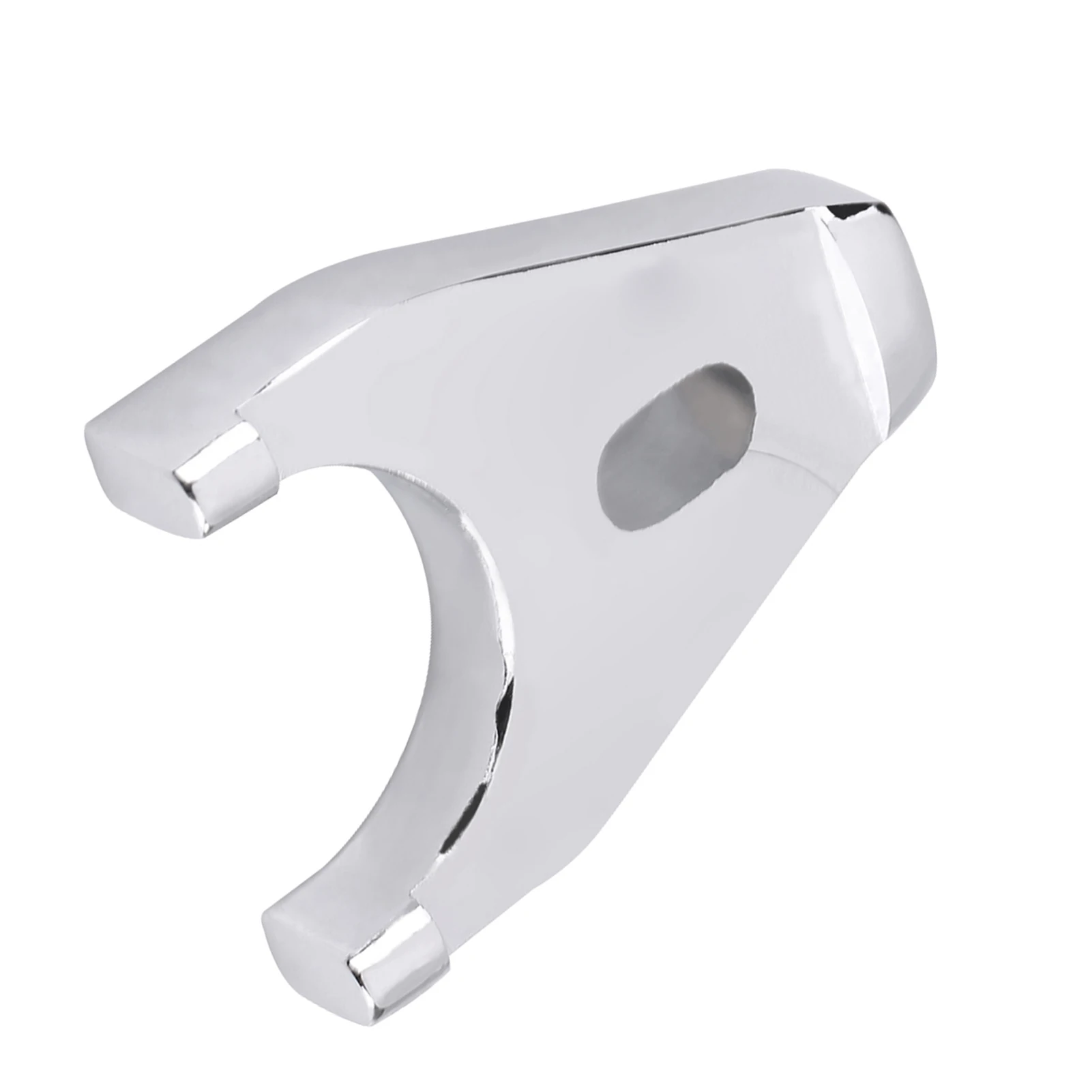 Chrome Billet Aluminum Distributor Clamp Hold Down with Screw Replacement for Chevy SBC BBC SB BB HEI Electronic