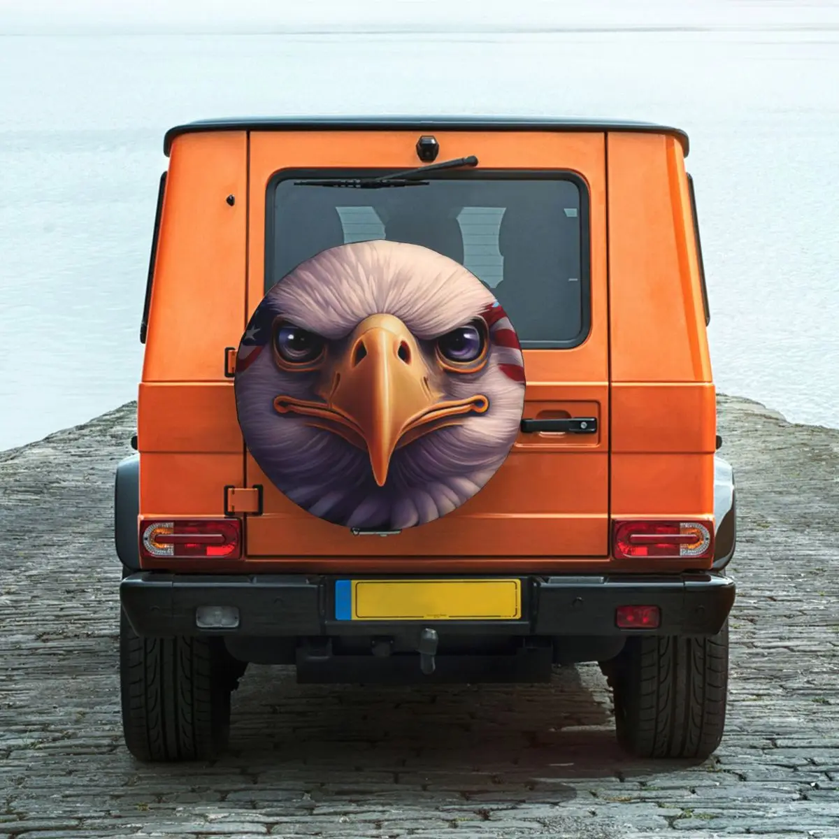 

Чехол для шины Eagle, Соединенные Штаты, защита колес, погодостойкий, универсальный для Jeep, трейлера, RV, SUV, грузовика, кемпера, трейлера