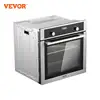 VEVOR Single Wall Oven 24" Electric Built-in Wall Oven 2.68 Cu.Ft Electric Wall Ovens with Timer 2800W Electric Oven for Kitchen 1