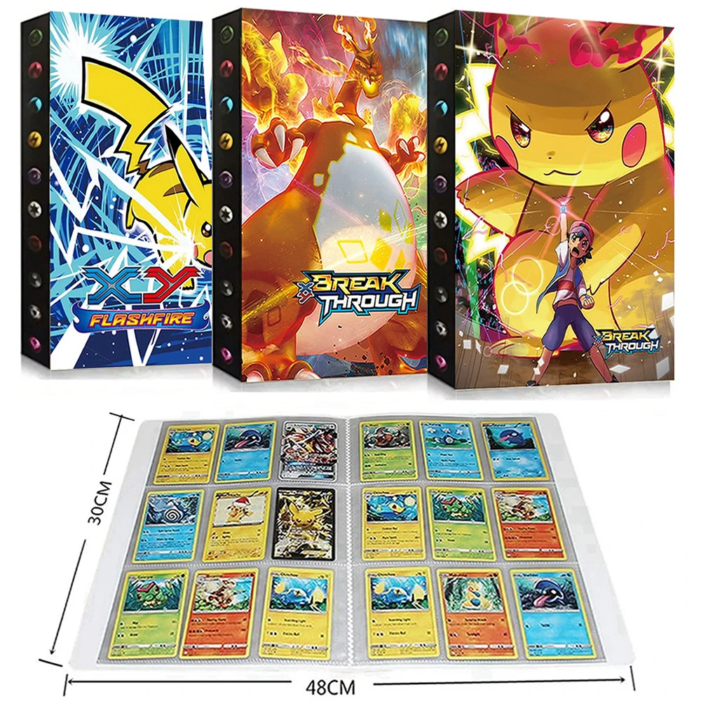 9 pocket Pokemon 432 Card Album book Playing Game VMAX GX Cards Binder  Display Livre Pokémon Map Collection Holder Folder Toys|Game Collection  Cards| - AliExpress