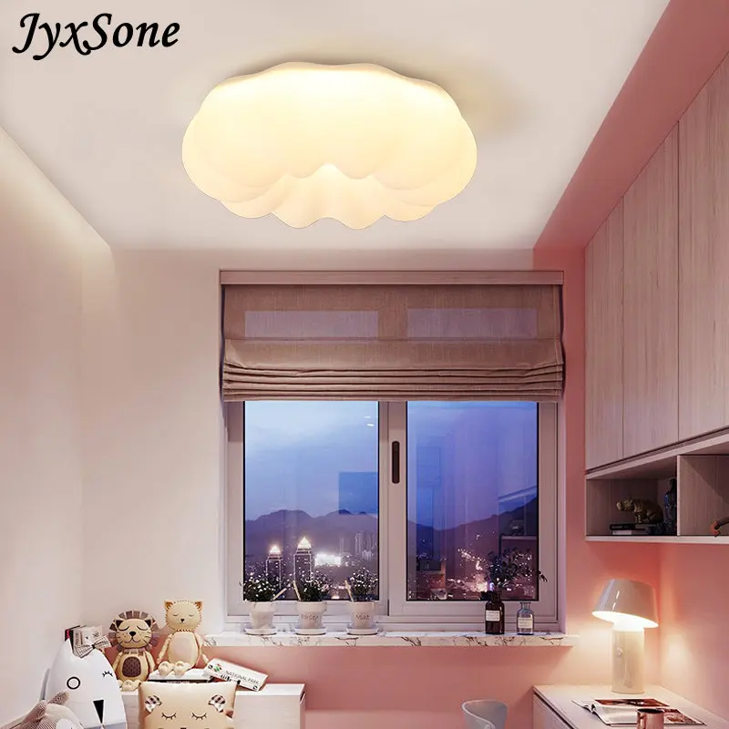 Plafonnier Led blanc en forme de nuage, luminaire décoratif et créatif,  idéal pour une salle à manger, une chambre d'enfant ou un salon - AliExpress